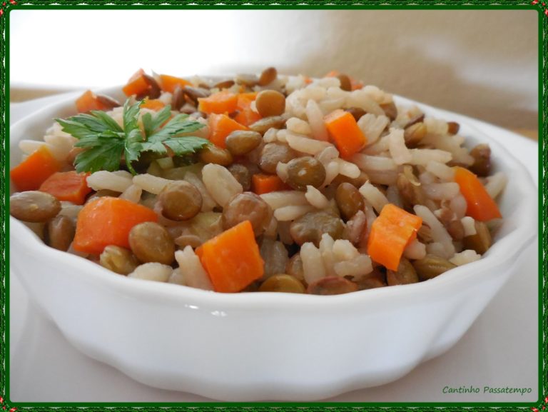 Receita de Lentilha com Cenoura