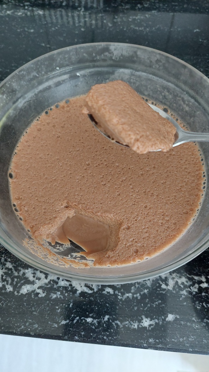 Mousse Proteico de Chocolate